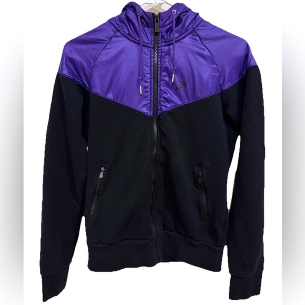 Women's Nike Sportswear Full Zip‎ Up Hooded Sweatshirt Medium Athletic Casual